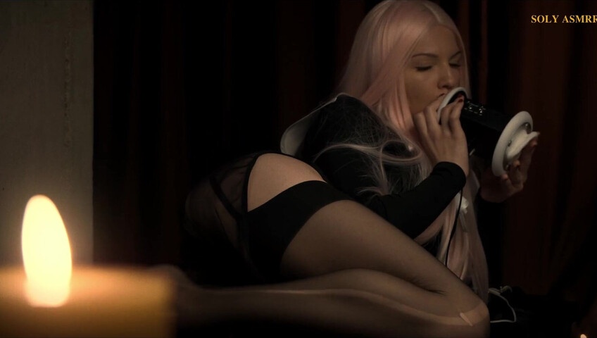 Soly ASMR - Licking 3DIO - Mouth Sounds