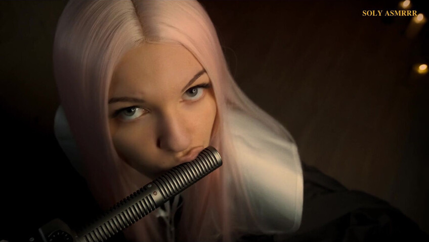 Soly ASMR - Licking 3DIO - Mouth Sounds