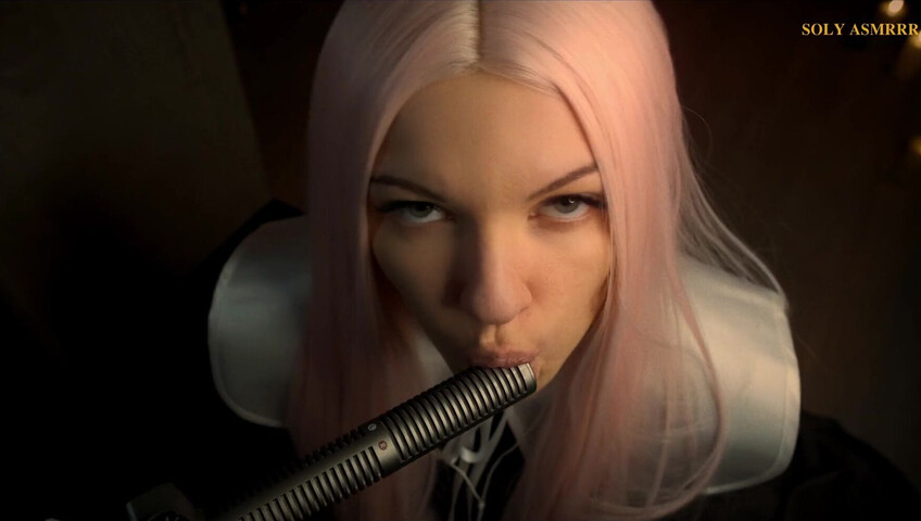 Soly ASMR - Licking 3DIO - Mouth Sounds