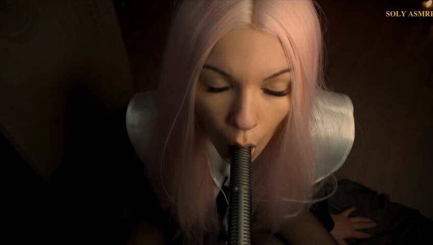 Soly ASMR - Licking 3DIO - Mouth Sounds