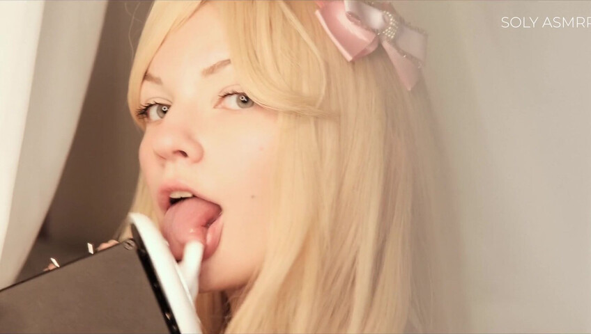 Soly ASMR - Naughty Sleepover with Me - Deep Licking - Wet Massage
