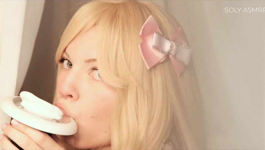 Soly ASMR - Naughty Sleepover with Me - Deep Licking - Wet Massage