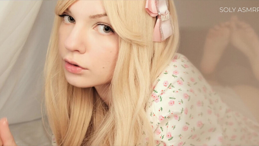 Soly ASMR - Naughty Sleepover with Me - Deep Licking - Wet Massage