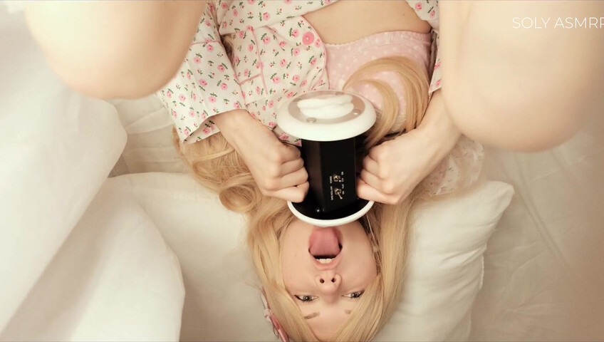 Soly ASMR - Naughty Sleepover with Me - Deep Licking - Wet Massage