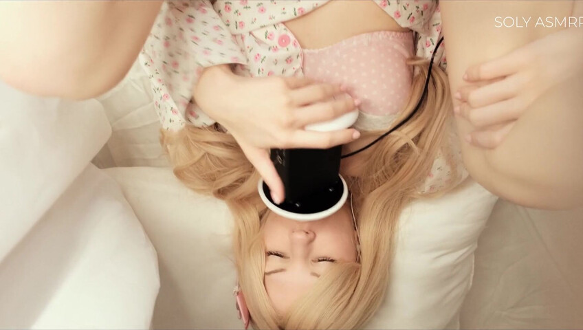 Soly ASMR - Naughty Sleepover with Me - Deep Licking - Wet Massage