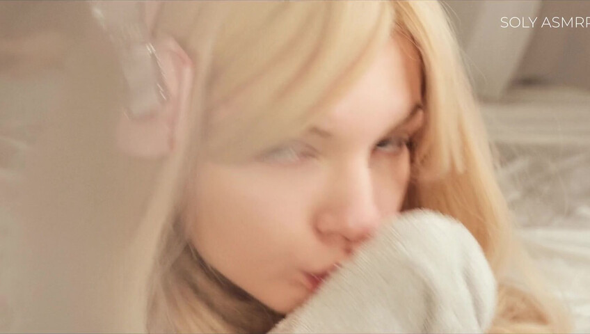 Soly ASMR - Naughty Sleepover with Me - Deep Licking - Wet Massage