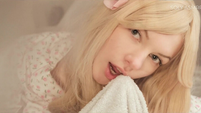 Soly ASMR - Naughty Sleepover with Me - Deep Licking - Wet Massage