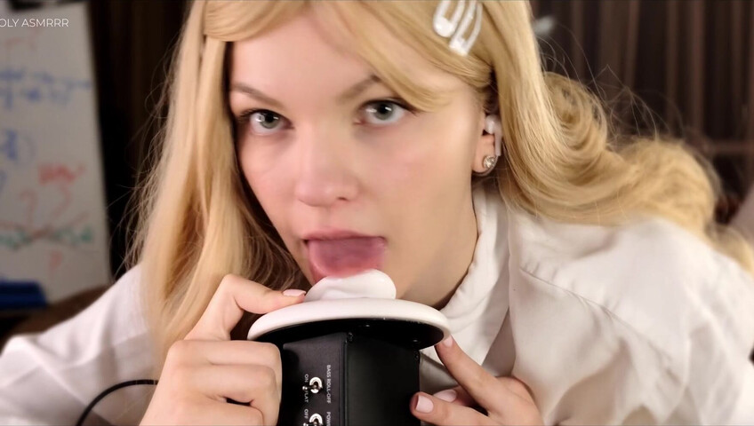 Soly ASMR Blowjob - Student Sloppy Blowjob