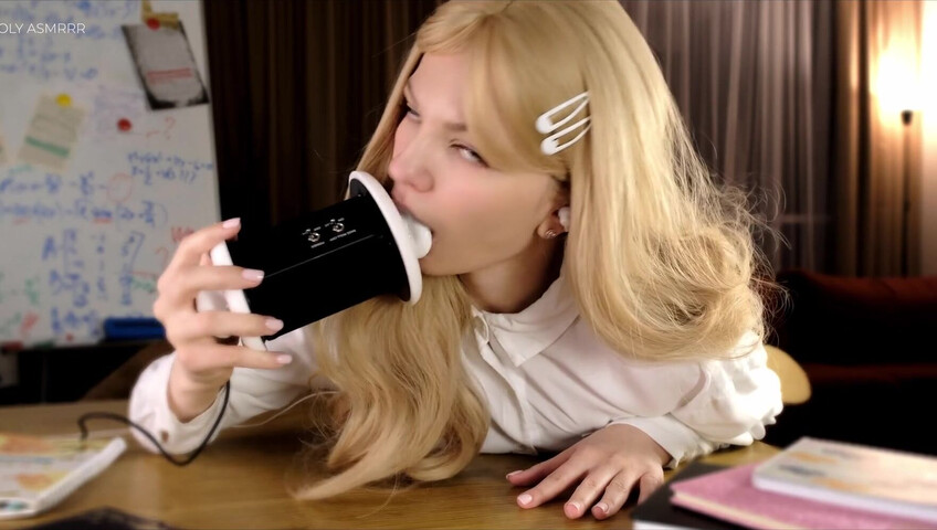 Soly ASMR Blowjob - Student Sloppy Blowjob