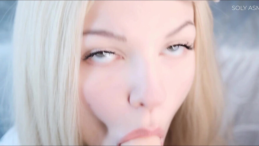 Soly ASMR Sloppy Dildo Blowjob