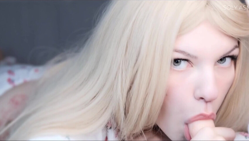 Soly ASMR Sloppy Dildo Blowjob