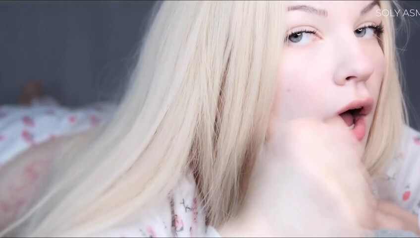 Soly ASMR Sloppy Dildo Blowjob