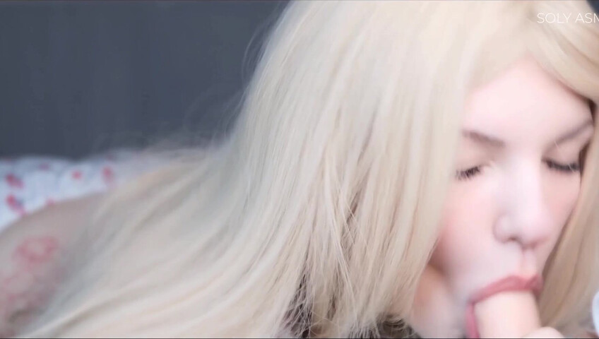 Soly ASMR Sloppy Dildo Blowjob