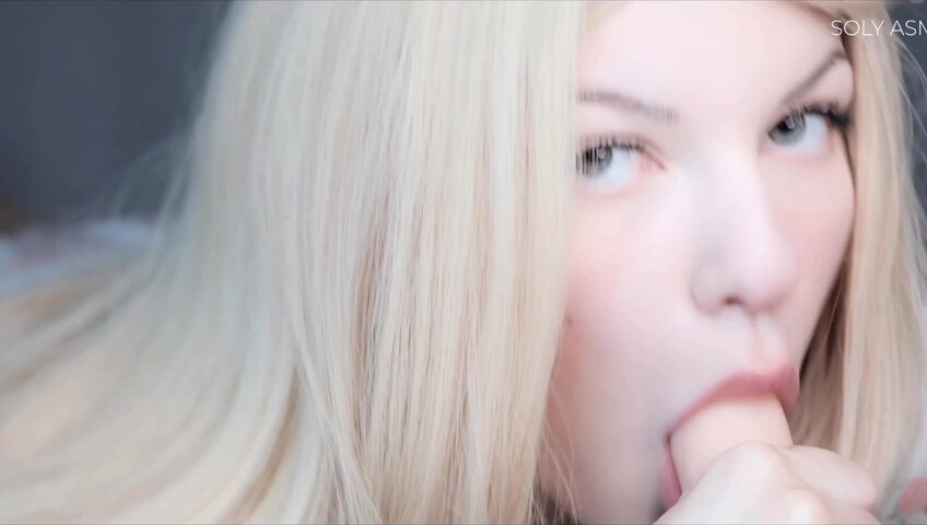 Soly ASMR Sloppy Dildo Blowjob