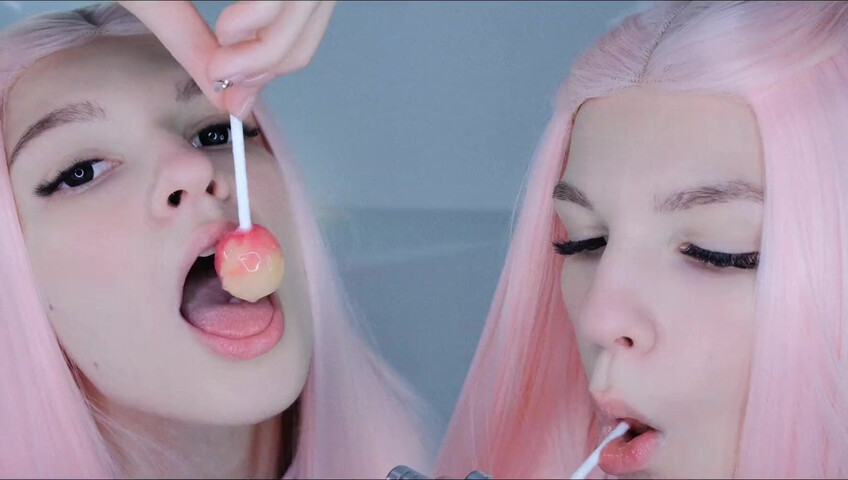 Soly ASMR XXX - Double Wet Licking