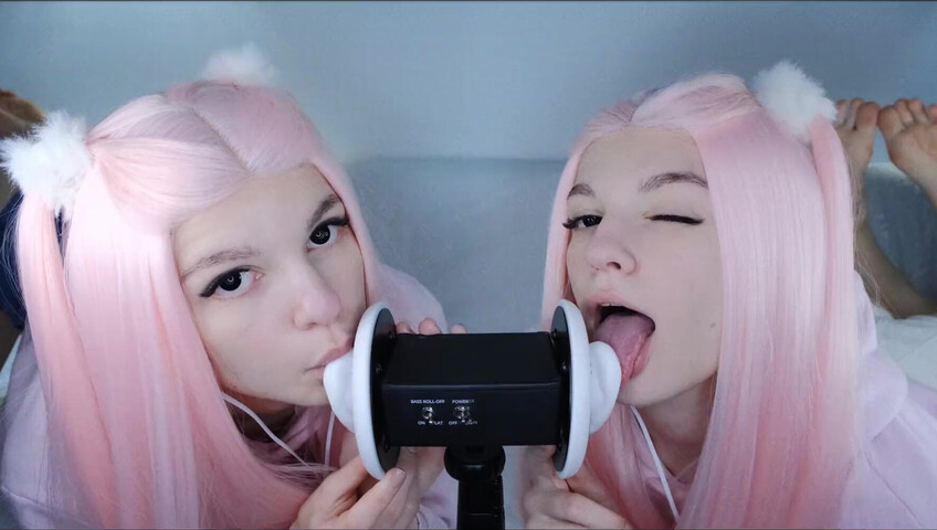 Soly ASMR XXX - Double Wet Licking