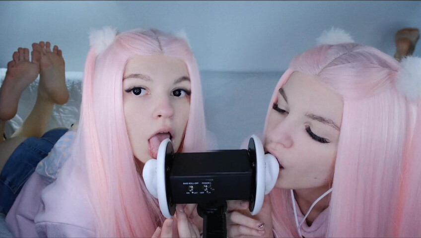 Soly ASMR XXX - Double Wet Licking