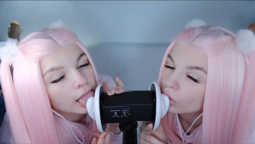 Soly ASMR XXX - Double Wet Licking