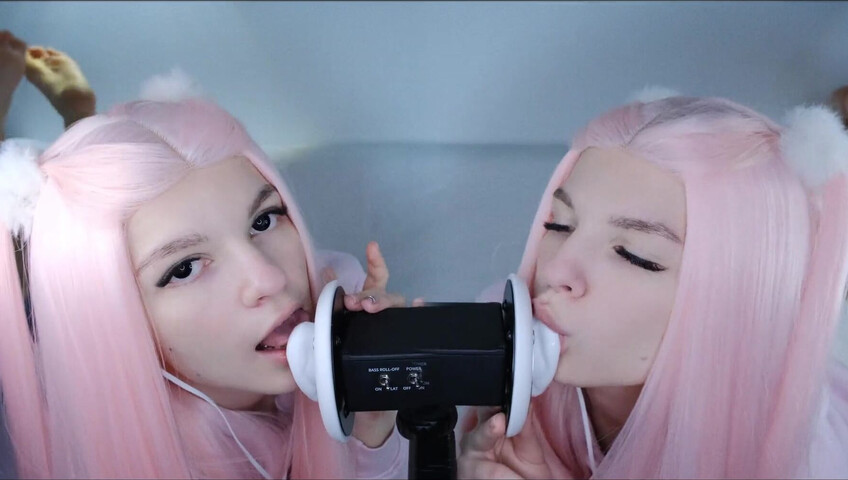 Soly ASMR XXX - Double Wet Licking