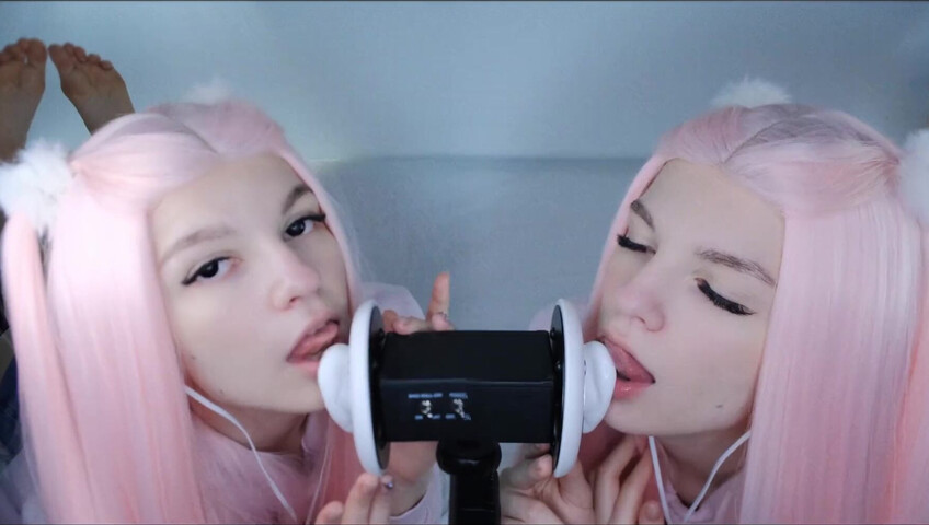 Soly ASMR XXX - Double Wet Licking
