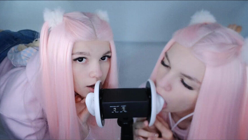 Soly ASMR XXX - Double Wet Licking