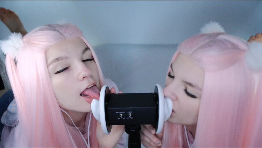 Soly ASMR XXX - Double Wet Licking