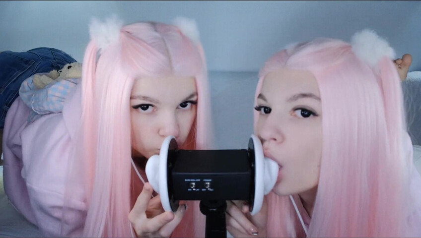 Soly ASMR XXX - Double Wet Licking