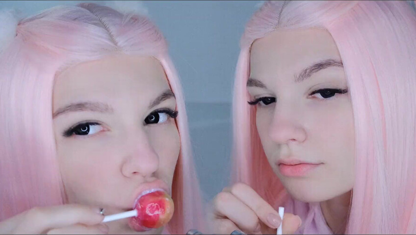 Soly ASMR XXX - Double Wet Licking