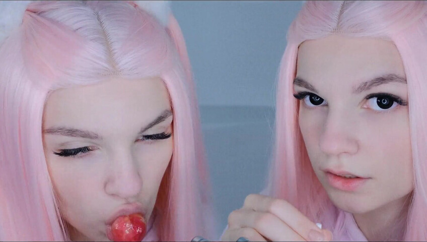 Soly ASMR XXX - Double Wet Licking