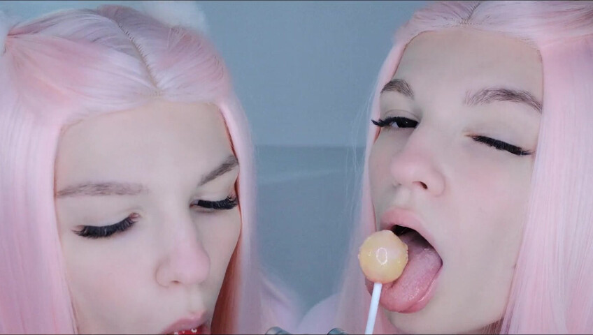 Soly ASMR XXX - Double Wet Licking