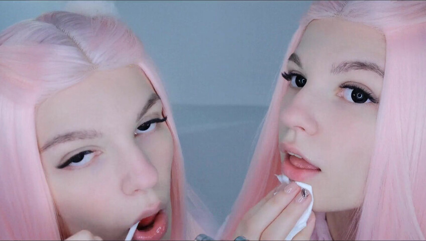 Soly ASMR XXX - Double Wet Licking