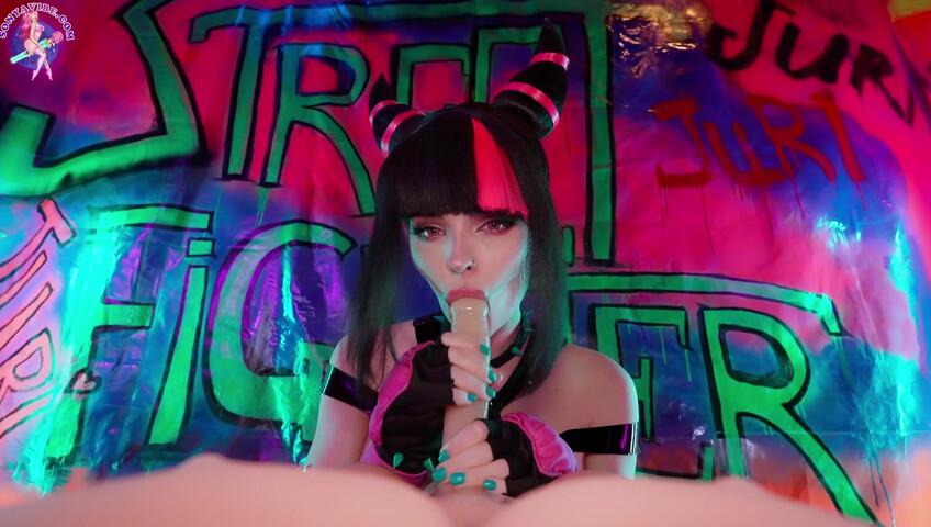 SonyaVibe - Street Fighter Juri Have Fun Fucking And Getting Cum
