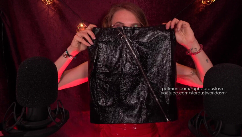 Soph Stardust - Squishy leather - ASMR video