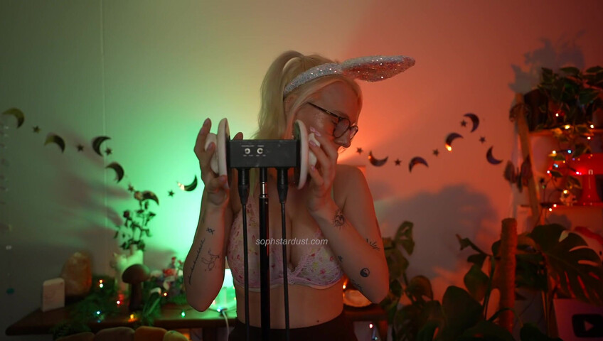 Soph Stardust ASMR - 31 March 2024 - Wet Kisses - Bunny Licking Your Ears