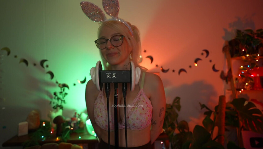 Soph Stardust ASMR - 31 March 2024 - Wet Kisses - Bunny Licking Your Ears