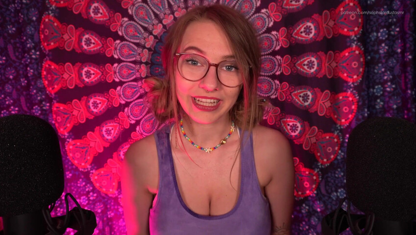 Soph Stardust ASMR - My Patreon SPECIAL For You - Clothing Scratching (Top, Skirt, Bra)