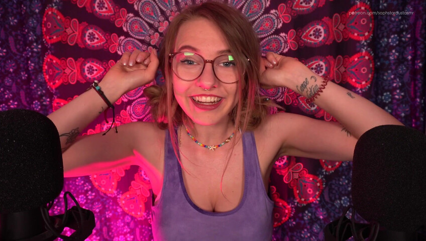 Soph Stardust ASMR - My Patreon SPECIAL For You - Clothing Scratching (Top, Skirt, Bra)