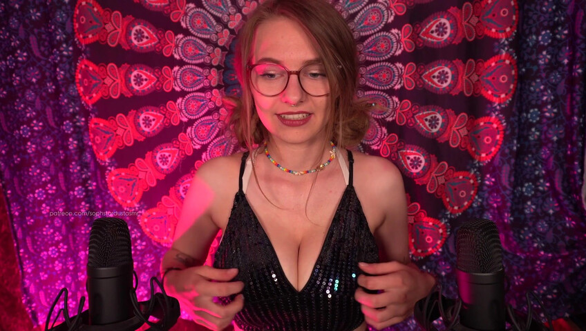 Soph Stardust ASMR - My Patreon SPECIAL For You - Clothing Scratching (Top, Skirt, Bra)