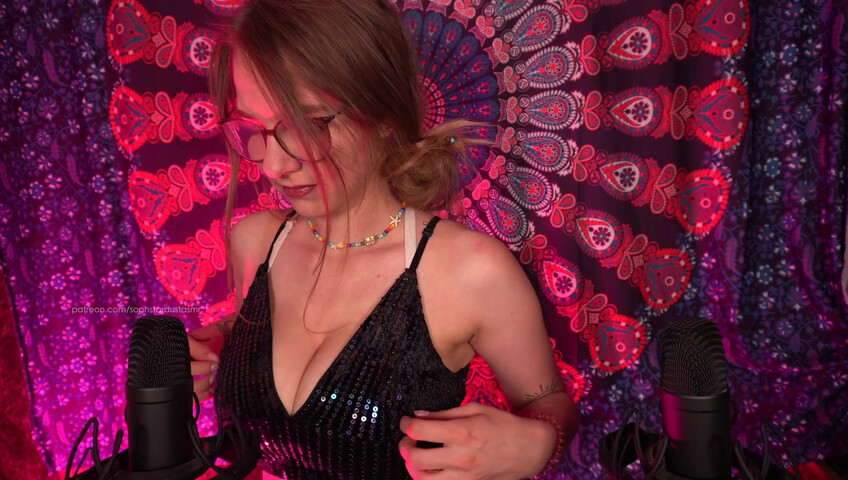 Soph Stardust ASMR - My Patreon SPECIAL For You - Clothing Scratching (Top, Skirt, Bra)