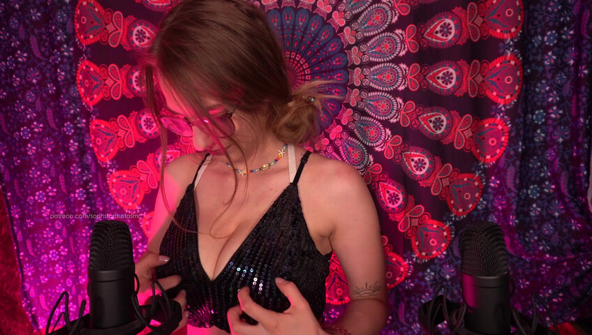 Soph Stardust ASMR - My Patreon SPECIAL For You - Clothing Scratching (Top, Skirt, Bra)