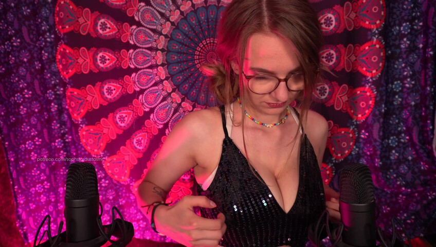 Soph Stardust ASMR - My Patreon SPECIAL For You - Clothing Scratching (Top, Skirt, Bra)