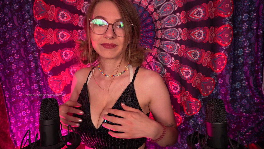 Soph Stardust ASMR - My Patreon SPECIAL For You - Clothing Scratching (Top, Skirt, Bra)