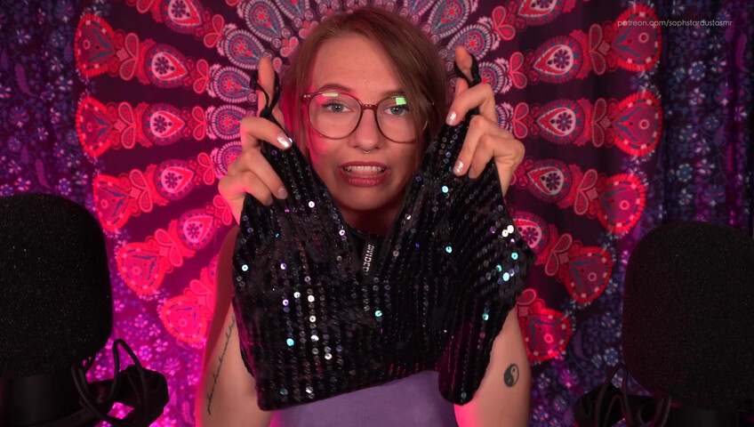 Soph Stardust ASMR - My Patreon SPECIAL For You - Clothing Scratching (Top, Skirt, Bra)