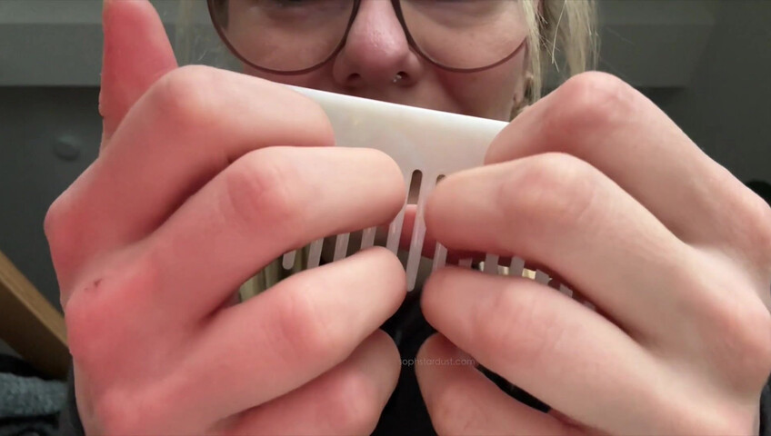 Soph Stardust ASMR - Positive Affirmations + Bra and Panties scratching