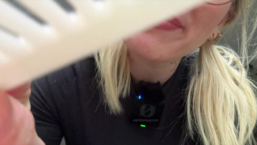 Soph Stardust ASMR - Positive Affirmations + Bra and Panties scratching