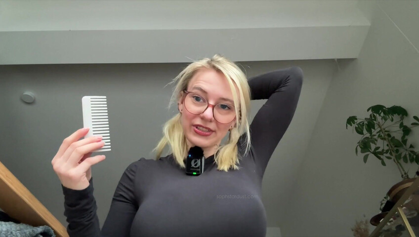 Soph Stardust ASMR - Positive Affirmations + Bra and Panties scratching