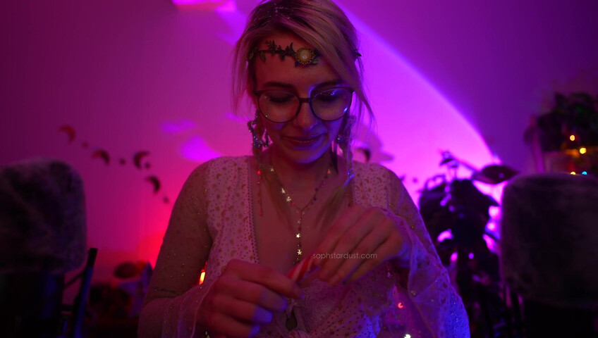 Soph Stardust ASMR Candy Cane licking & eating + topbra scratching 4K