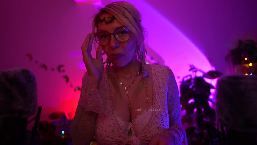 Soph Stardust ASMR Candy Cane licking & eating + topbra scratching 4K