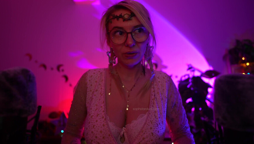 Soph Stardust ASMR Candy Cane licking & eating + topbra scratching 4K