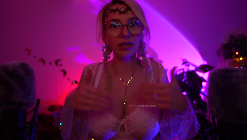 Soph Stardust ASMR Candy Cane licking & eating + topbra scratching 4K